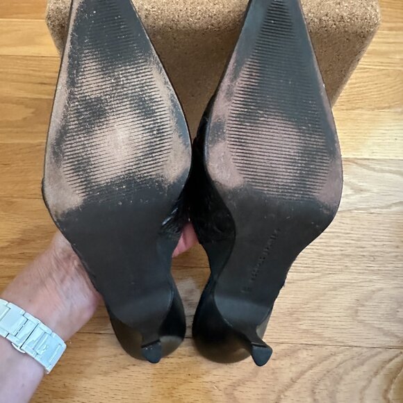 Cole Haan Black Mules with Buckle Detail - Picture 10 of 14